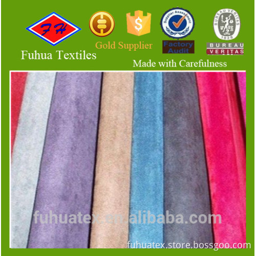 100% Polyester Faux Suede Fabric for Sofa Home textile
